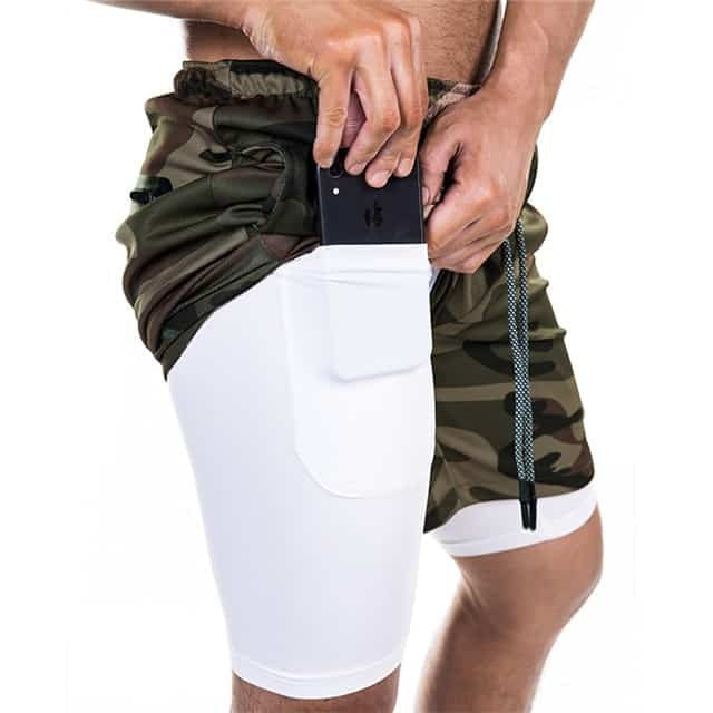 Men Pocket Compression Shorts