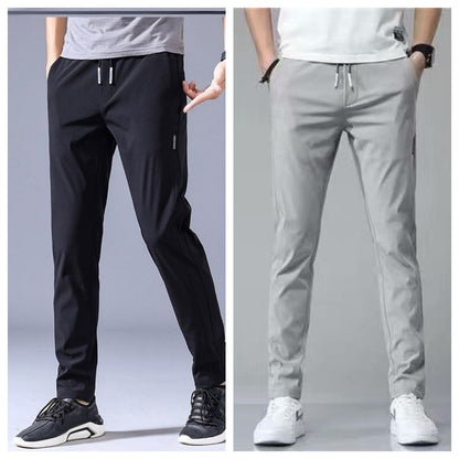 Drawstring Thin Casual Pants Korean Version Straight Sweatpants