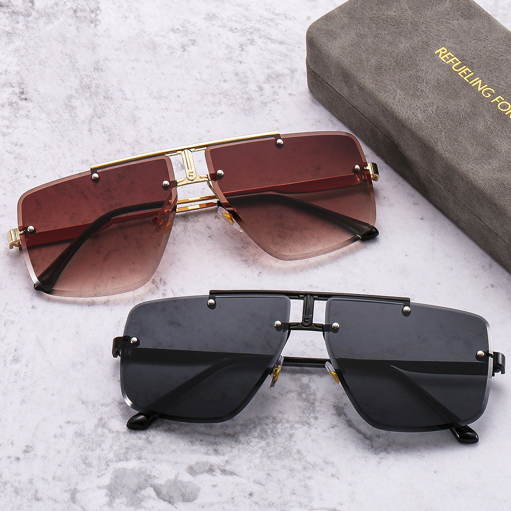 Square Frame Retro Men Sunglasses