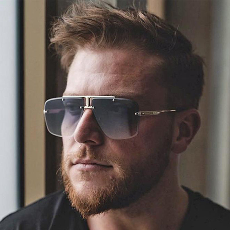 Square Frame Retro Men Sunglasses