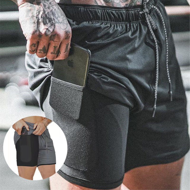 Men Pocket Compression Shorts